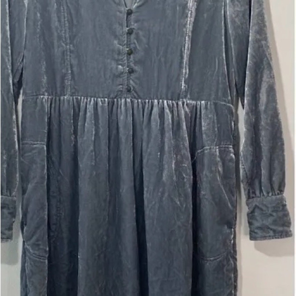 Holding Horses Anthropologie velvet dress